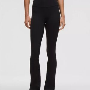 Lululemon Align Black Ribbed Mini Flare Pants